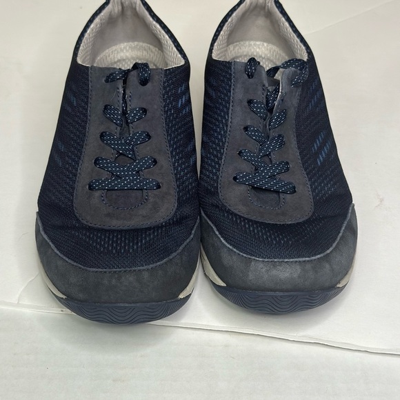 Dansko Blue Lace Up Suede Hayes Sneakers Sz 40 - Picture 3 of 7